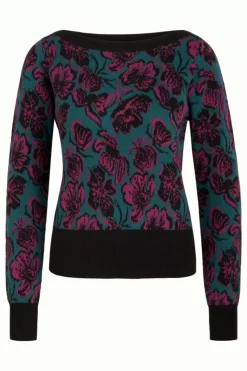 King Louie Truien<Ivy Top Kahlo Lapis Blue