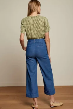 King Louie Blouses<Izzy Top Cobelo Woodbine Green
