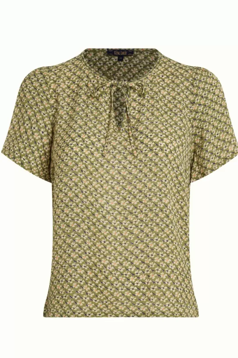King Louie Blouses<Izzy Top Cobelo Woodbine Green