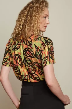 King Louie Blouses<Izzy Top Parra Black