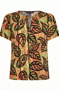 King Louie Blouses<Izzy Top Parra Black