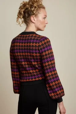 King Louie Truien<Jada Sweater Clover Sparkling Purple