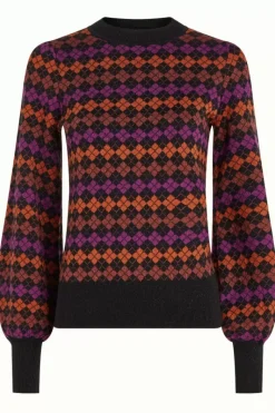 King Louie Truien<Jada Sweater Clover Sparkling Purple