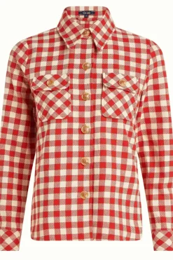 King Louie Jassen & Blazers<Janice Jacket Nimes Check Red