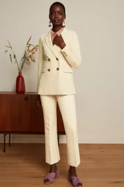 King Louie Broeken<Jenny Pants Simonet Vanilla Cream