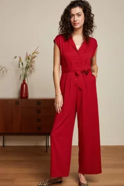 King Louie Jumpsuits<Jimie Jumpsuit Burla Cherry Red