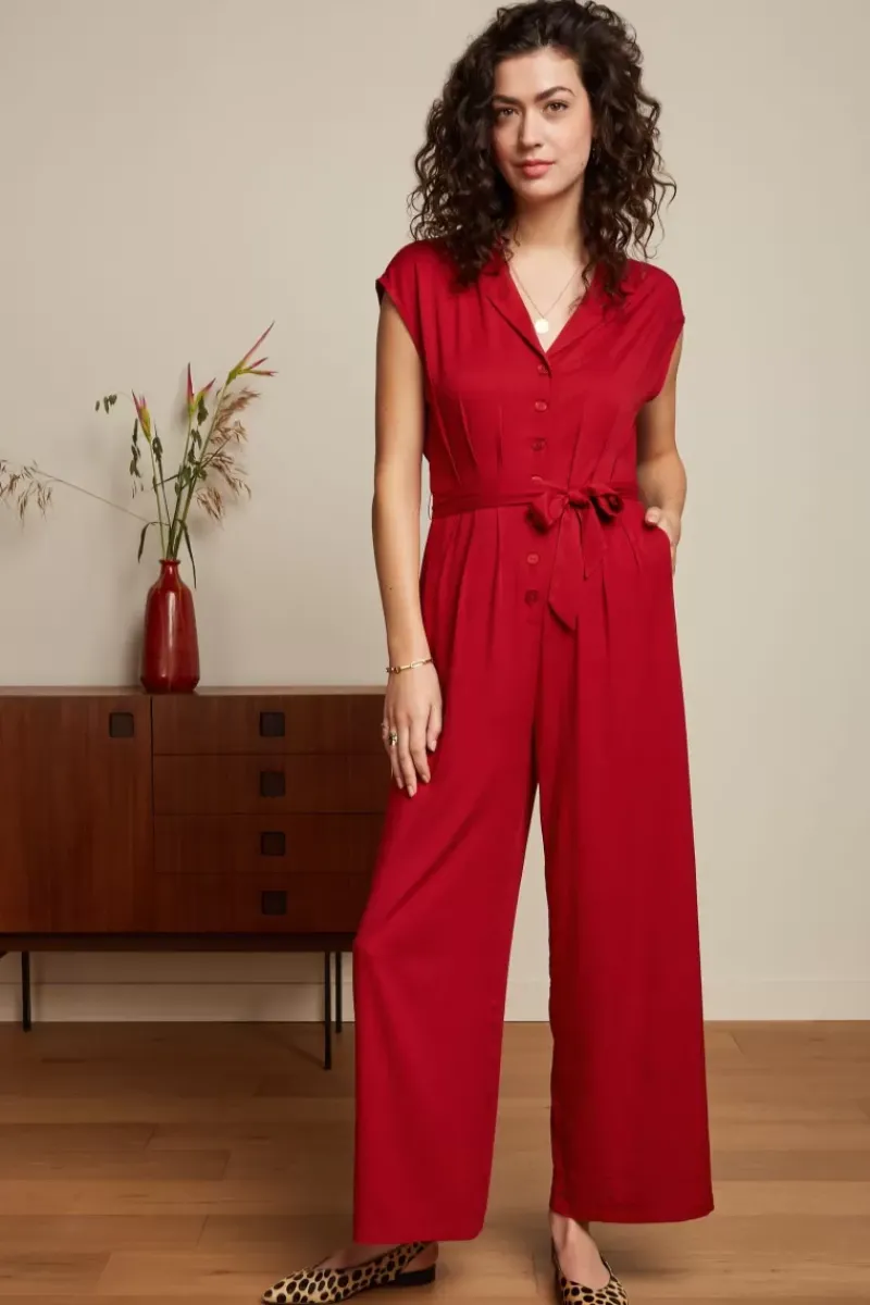 King Louie Jumpsuits<Jimie Jumpsuit Burla Cherry Red