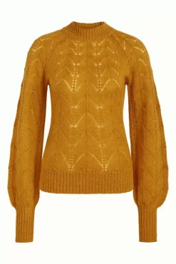 King Louie Truien<Joanie Raglan Top Farfalle Sunset Yellow