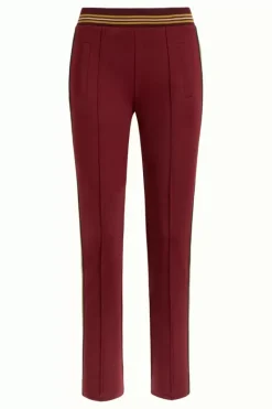 King Louie Broeken<Joni Pants Miami Sweat Beet Red