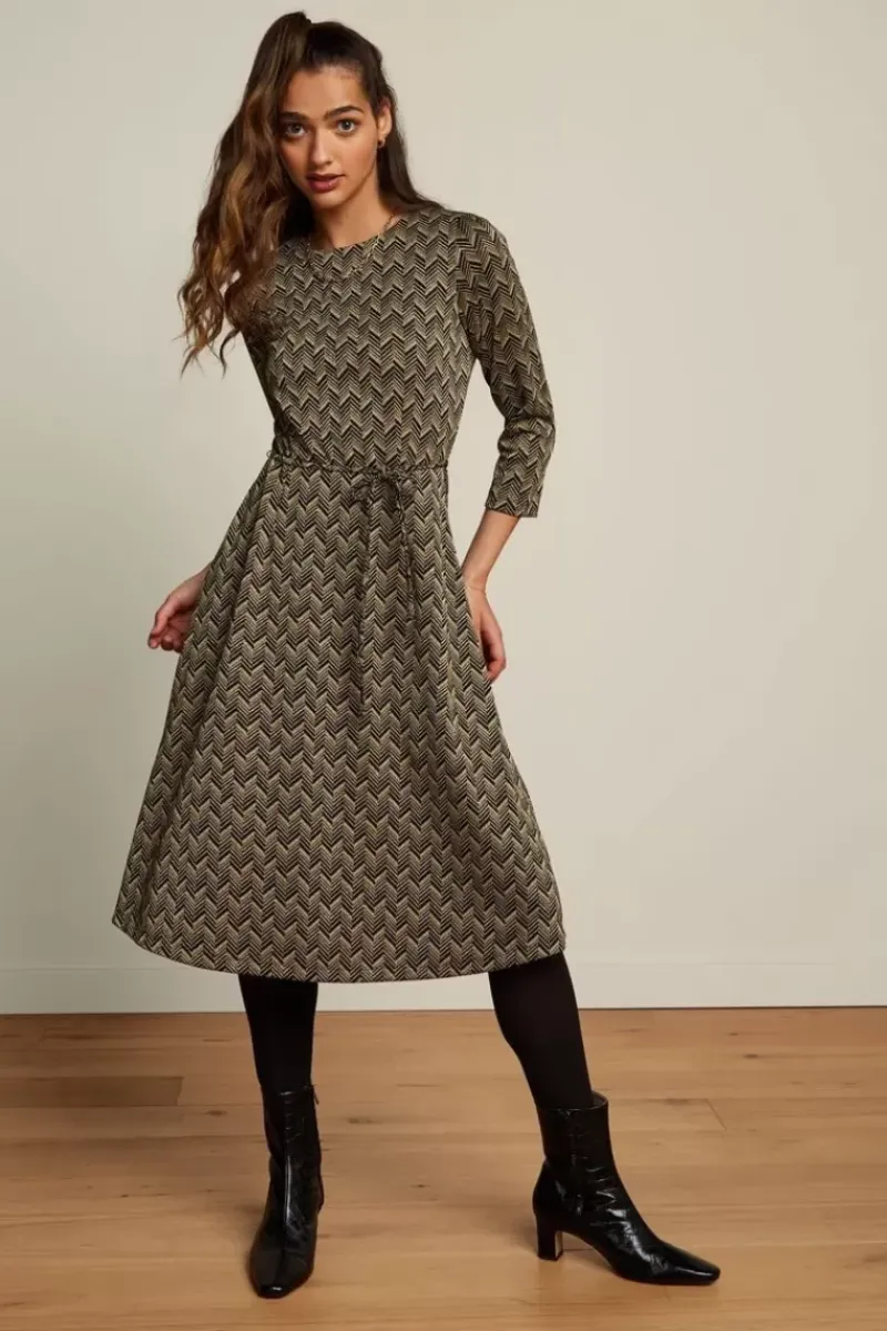 King Louie Jurken<Joyce Dress Facet Black