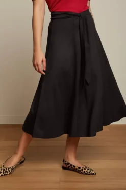 King Louie Rokken<Judy Midi Skirt Ecovero Classic Black