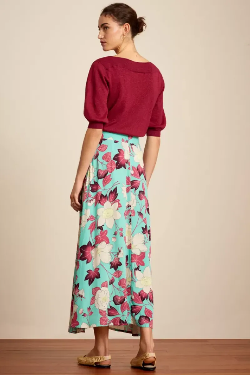 King Louie Rokken<Judy Midi Skirt La Boca Spearmint Green