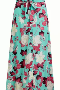 King Louie Rokken<Judy Midi Skirt La Boca Spearmint Green