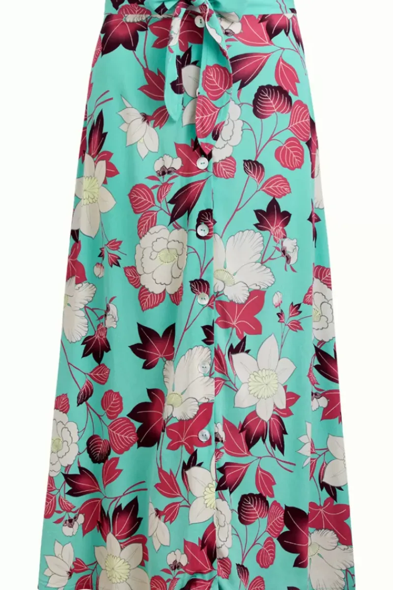 King Louie Rokken<Judy Midi Skirt La Boca Spearmint Green