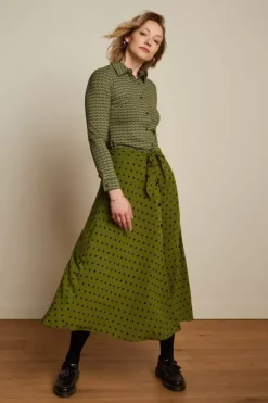 King Louie Rokken<Judy Skirt Pablo Olive Green