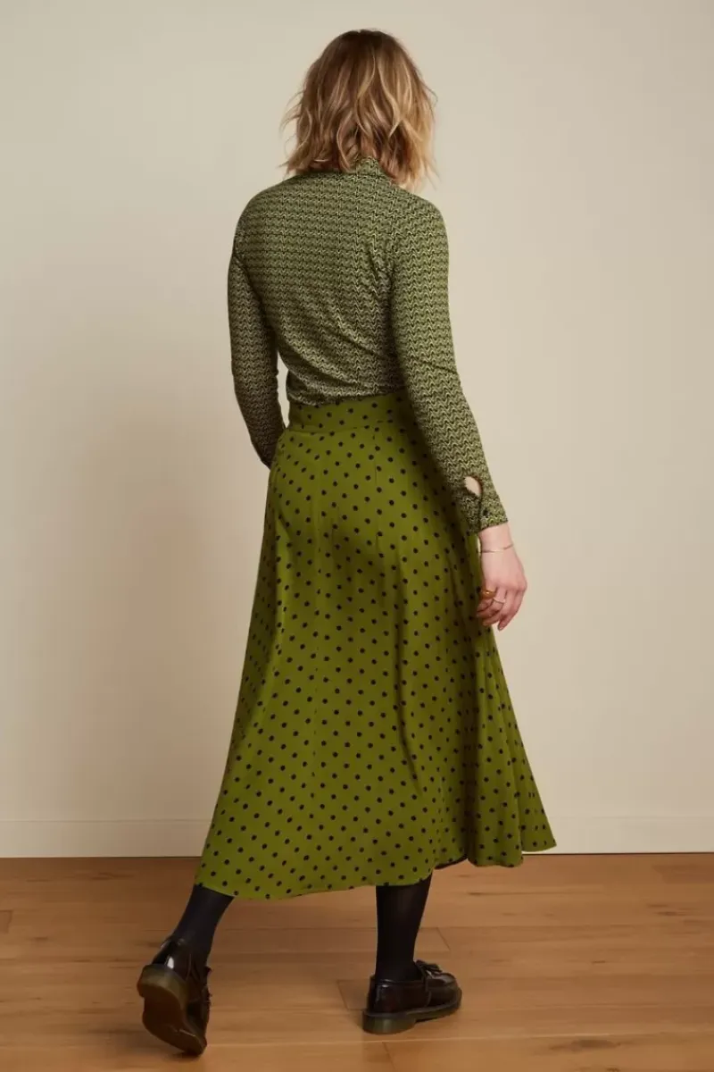 King Louie Rokken<Judy Skirt Pablo Olive Green