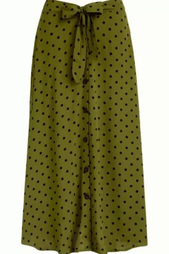 King Louie Rokken<Judy Skirt Pablo Olive Green
