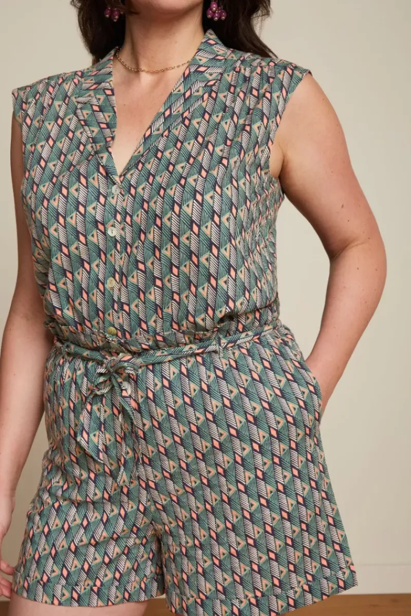 King Louie Blouses<July Blouse Zaidi Jade Green