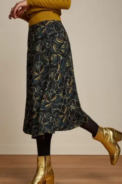 King Louie Rokken<Juno Midi Skirt Leary Black