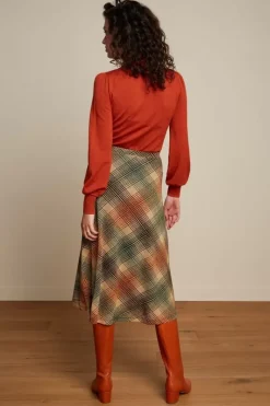 King Louie Rokken<Juno Midi Skirt Motion Marzipan