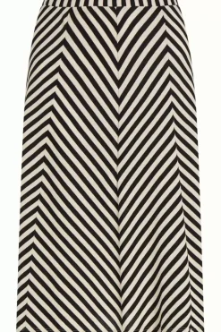 King Louie Rokken<Juno Panel Skirt Chopito Stripe Black