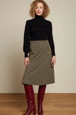 King Louie Rokken<Juno Skirt Facet Black