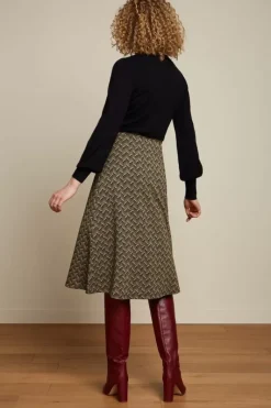King Louie Rokken<Juno Skirt Facet Black