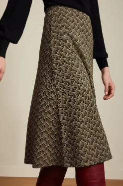 King Louie Rokken<Juno Skirt Facet Black