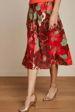 King Louie Rokken<Juno Skirt La Monia Pecan Brown