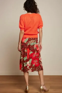 King Louie Rokken<Juno Skirt La Monia Pecan Brown