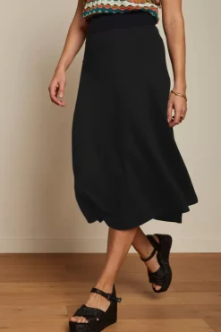 King Louie Rokken<Juno Skirt Milano Crepe Black