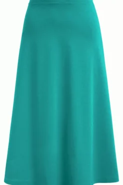 King Louie Rokken<Juno Skirt Milano Crepe Smoke Green