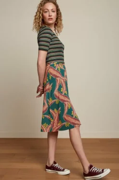 King Louie Rokken<Juno Skirt Monserrat Dragonfly Green