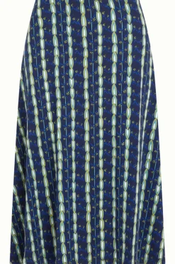 King Louie Rokken<Juno Skirt Saba Sapphire Blue