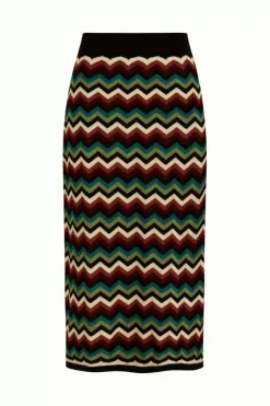 King Louie Rokken<Knit Skirt Serpentine Black