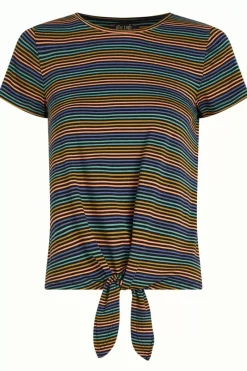 King Louie Tops & Shirts<Knot Top Mariani Stripe Black