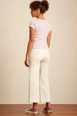 King Louie Tops & Shirts<Knot T-Shirt Chopito Stripe Crocus Lilac