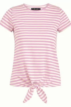 King Louie Tops & Shirts<Knot T-Shirt Chopito Stripe Crocus Lilac
