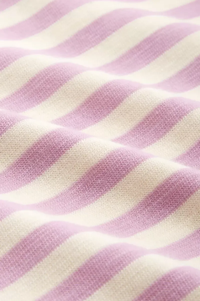 King Louie Tops & Shirts<Knot T-Shirt Chopito Stripe Crocus Lilac