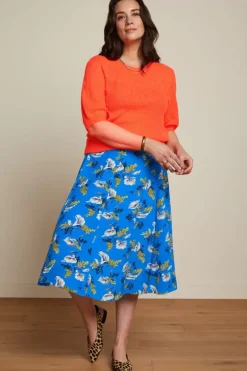 King Louie Rokken<Laia Skirt Cubanelle Madeira Blue