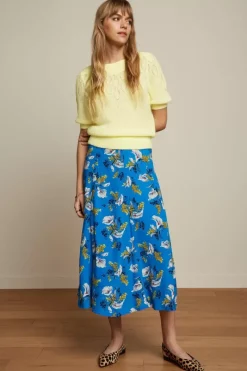 King Louie Rokken<Laia Skirt Cubanelle Madeira Blue