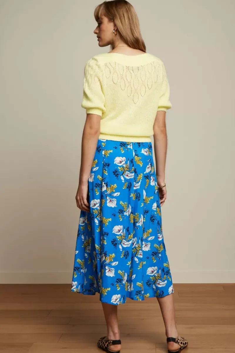 King Louie Rokken<Laia Skirt Cubanelle Madeira Blue