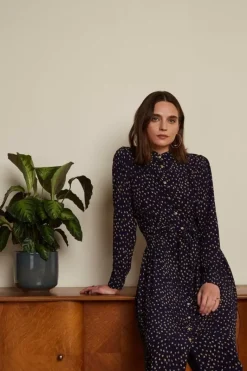 King Louie Jurken<Lalia Dress Abbey Ink Blue