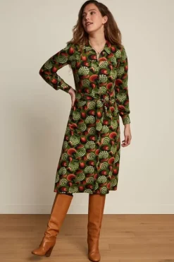 King Louie Jurken<Lalia Dress The Fuzz Kale Green