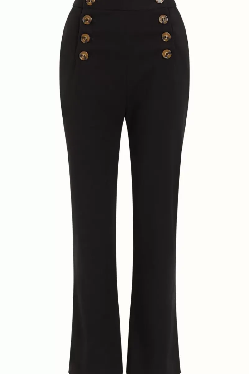 King Louie Broeken<Lara Sailor Cropped Pants Broadway Black