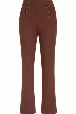 King Louie Broeken<Lara Sailor Pants Broadway Bombay Brown