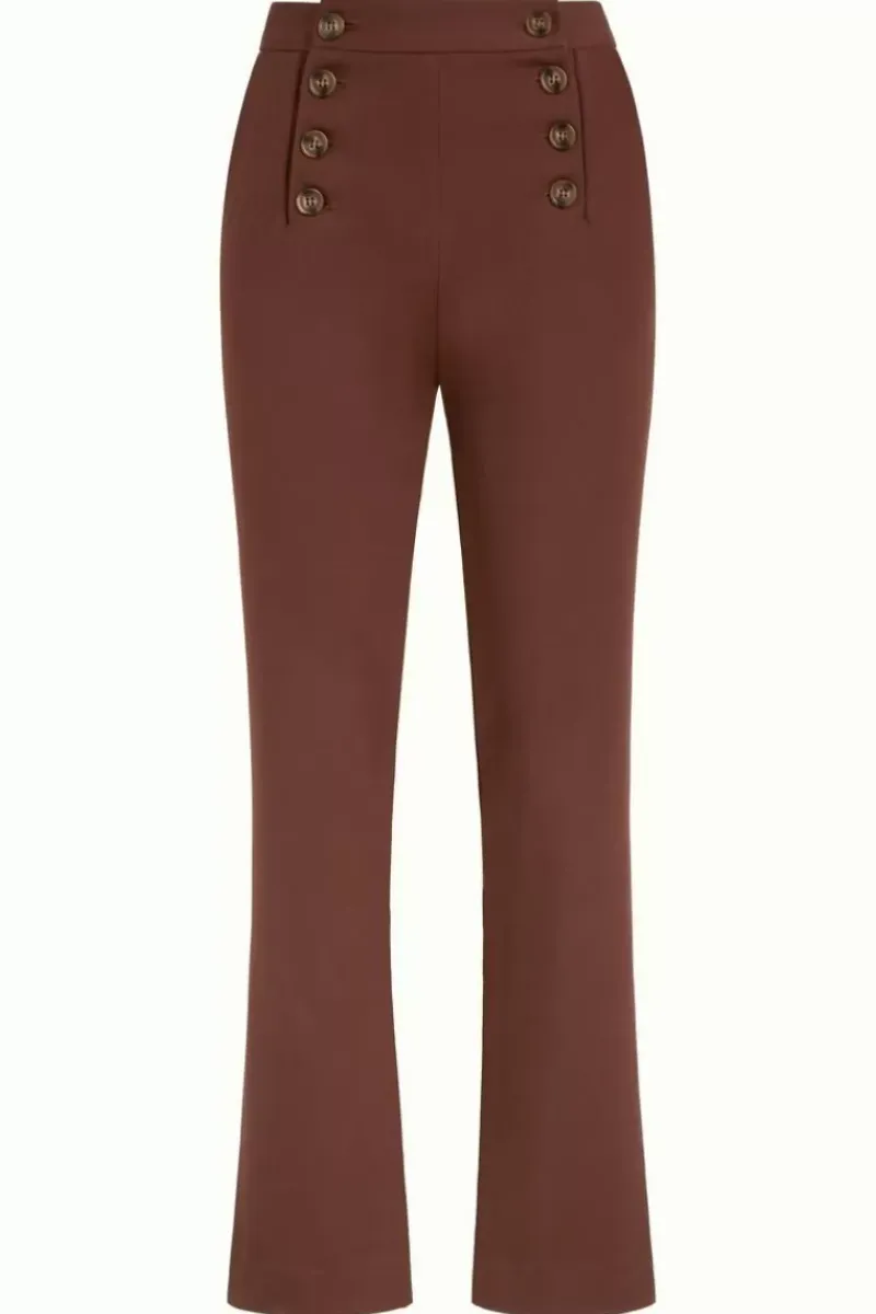 King Louie Broeken<Lara Sailor Pants Broadway Bombay Brown