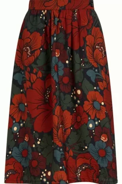 King Louie Rokken<Layla Skirt Gossip Brique Red