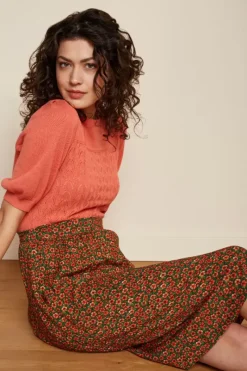 King Louie Rokken<Layla Skirt Poesia Fern Green