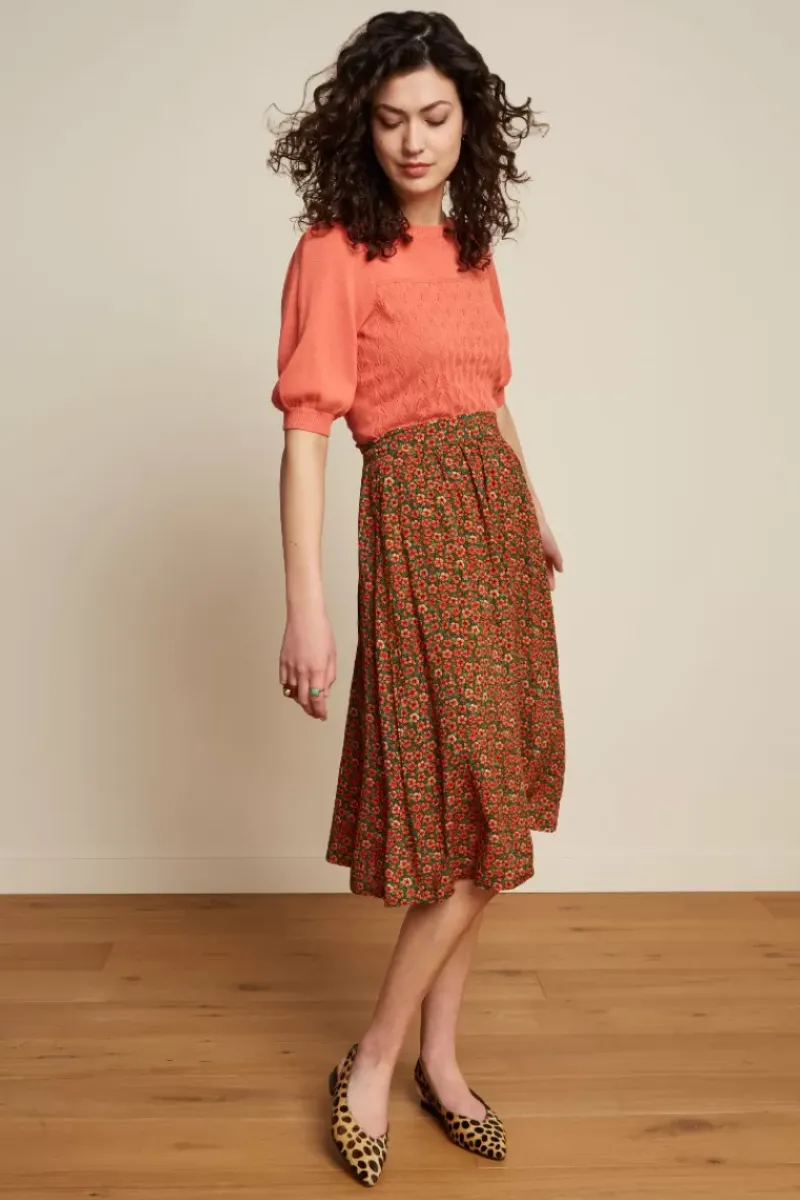 King Louie Rokken<Layla Skirt Poesia Fern Green